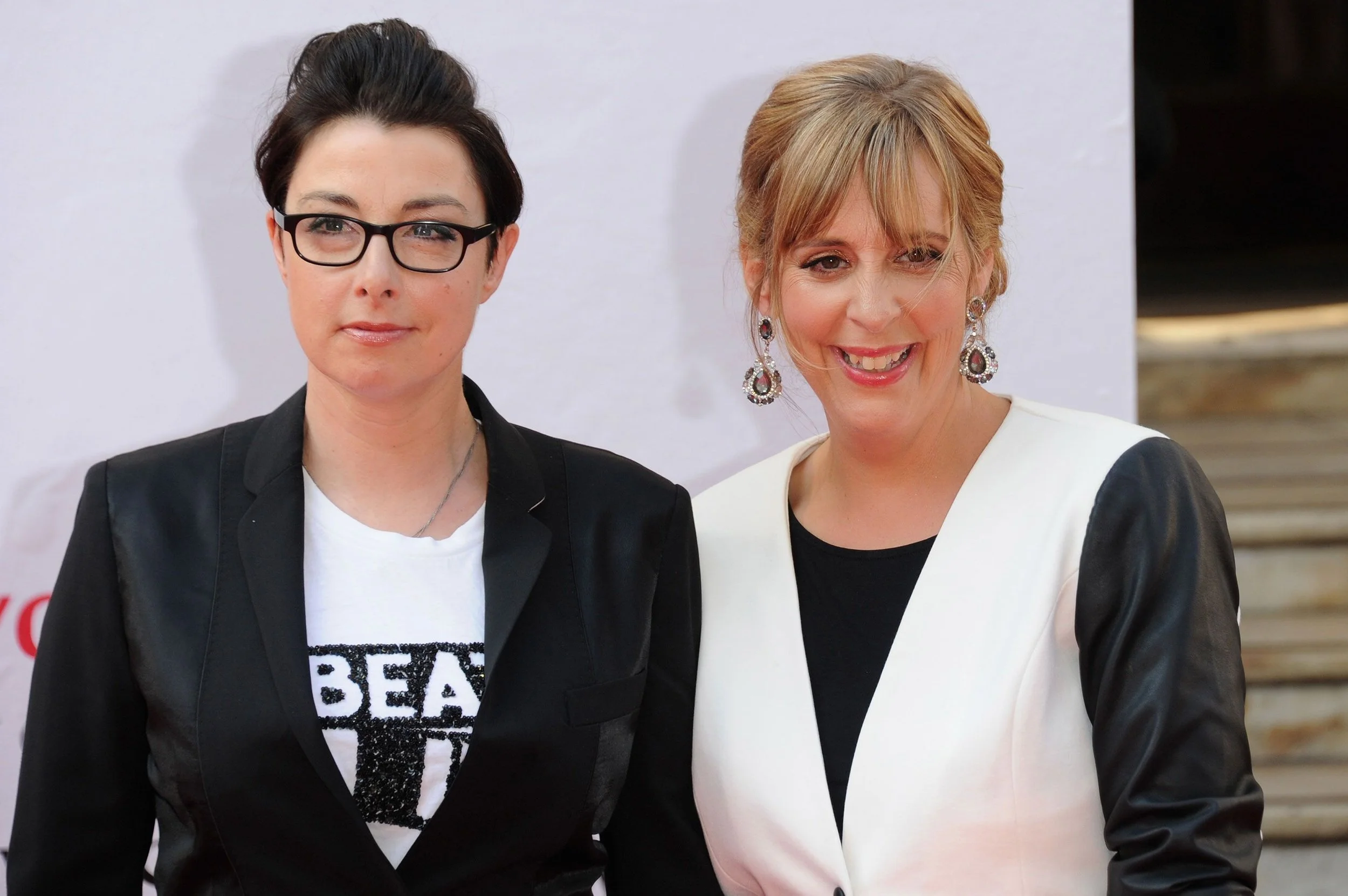 TV presenters and comedians Mel Giedroyc and Sue Perkins