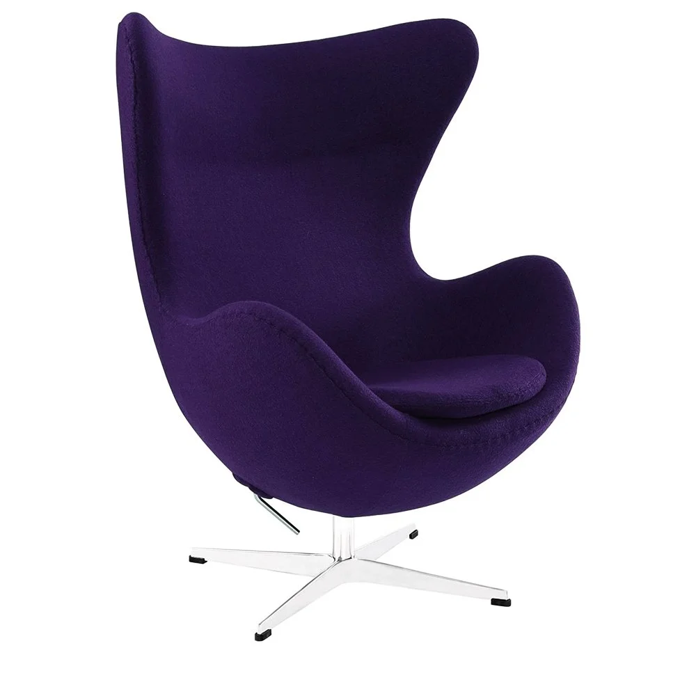 11 Arne Jacobsen Egg Chair – Purple €650