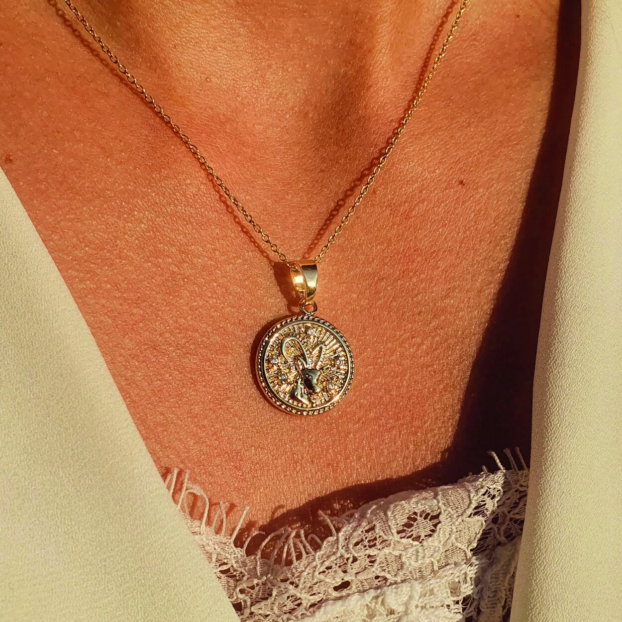 HARFI Astra Zodiac Capricorn Necklace €95, v