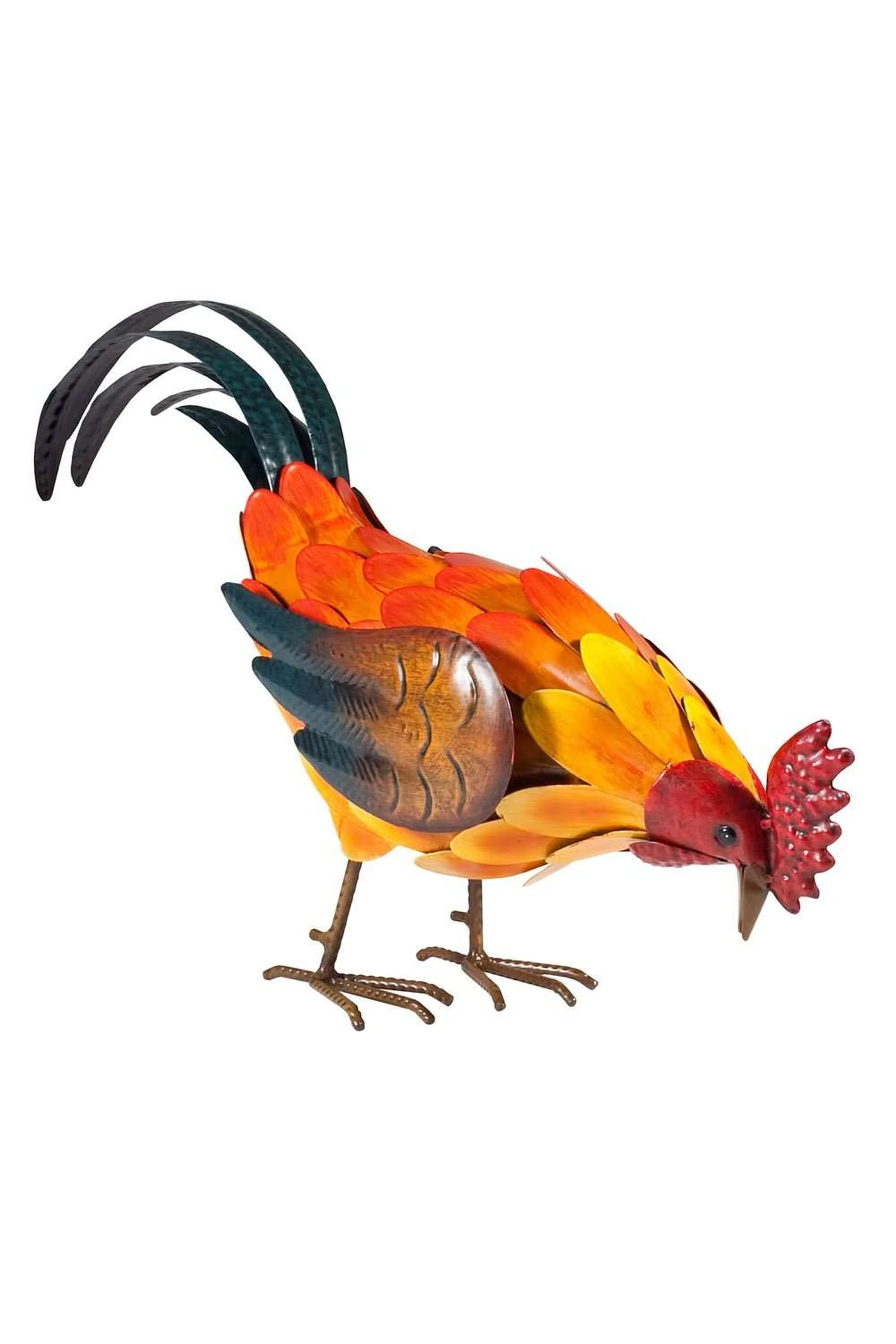 La Hacienda Crowing Rooster Steel Garden Ornament €27.95
