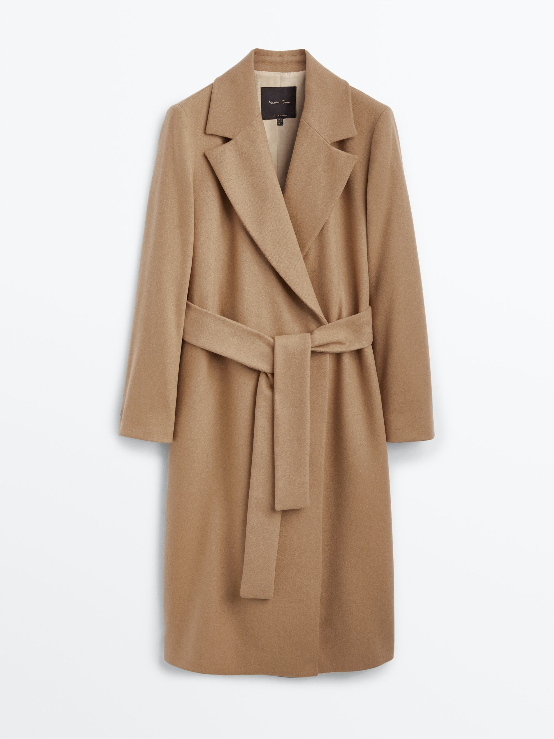 Massimo Dutti Wool Robe Coat €249