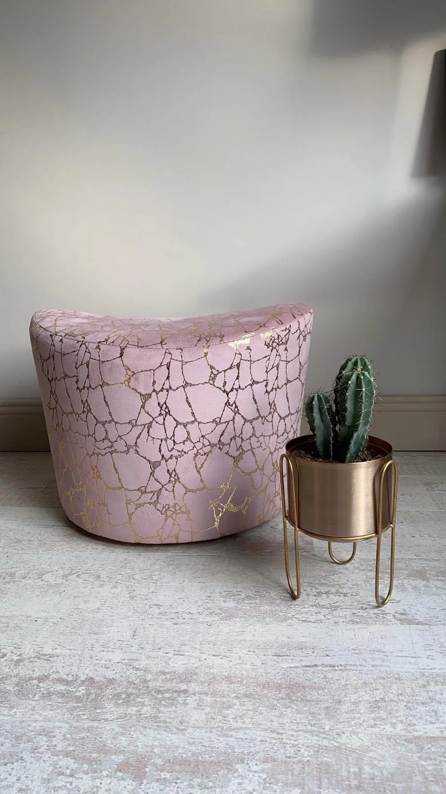 Aoife Mullane Gold Footstool