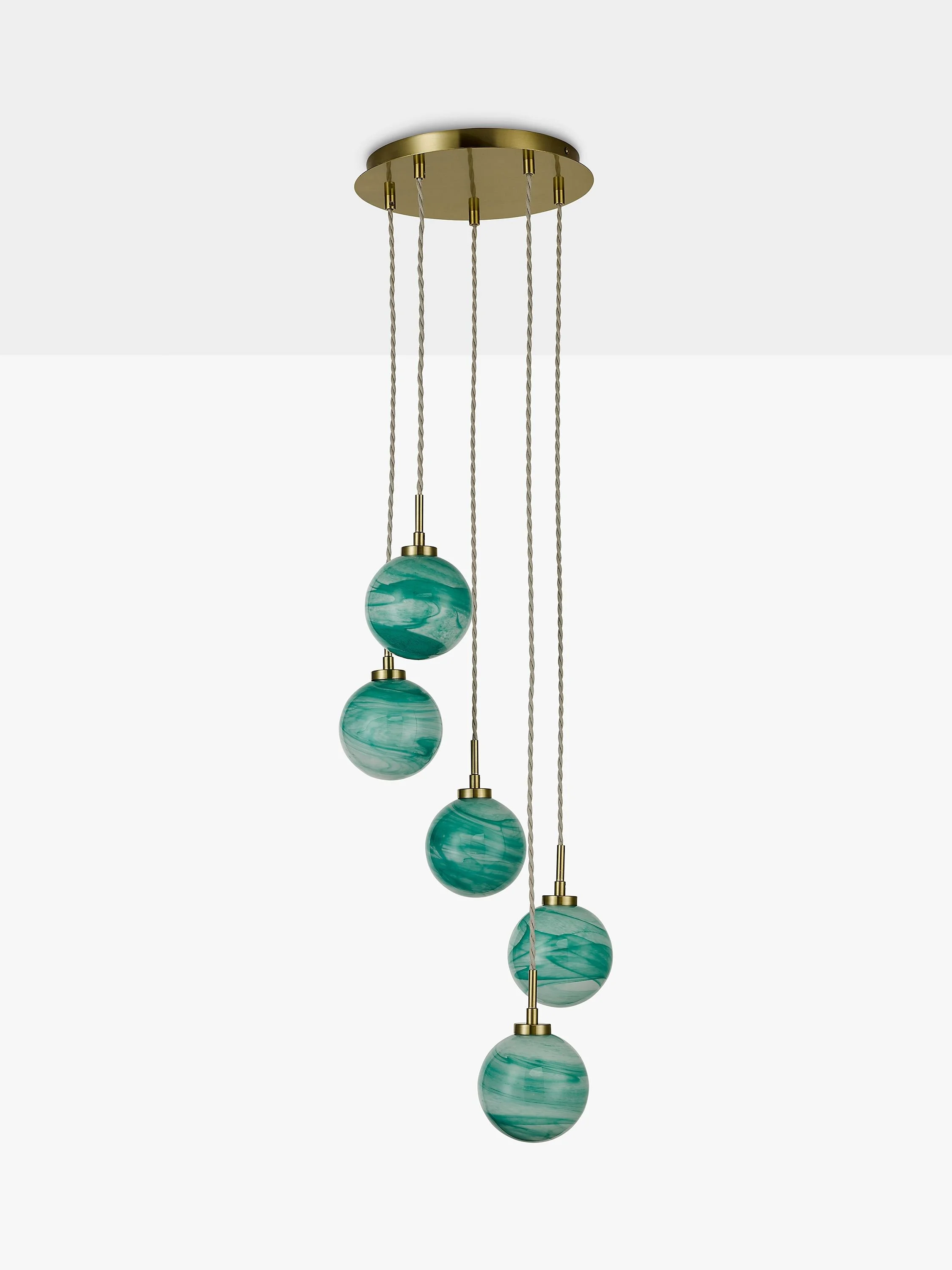 Planets 5 Light Pendant (Green) €268.09