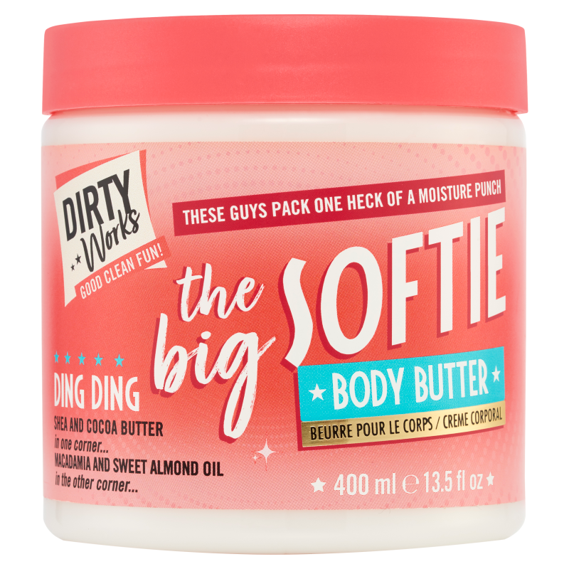 13.Dirty Works The Big Softie Body Butter €5.99, 