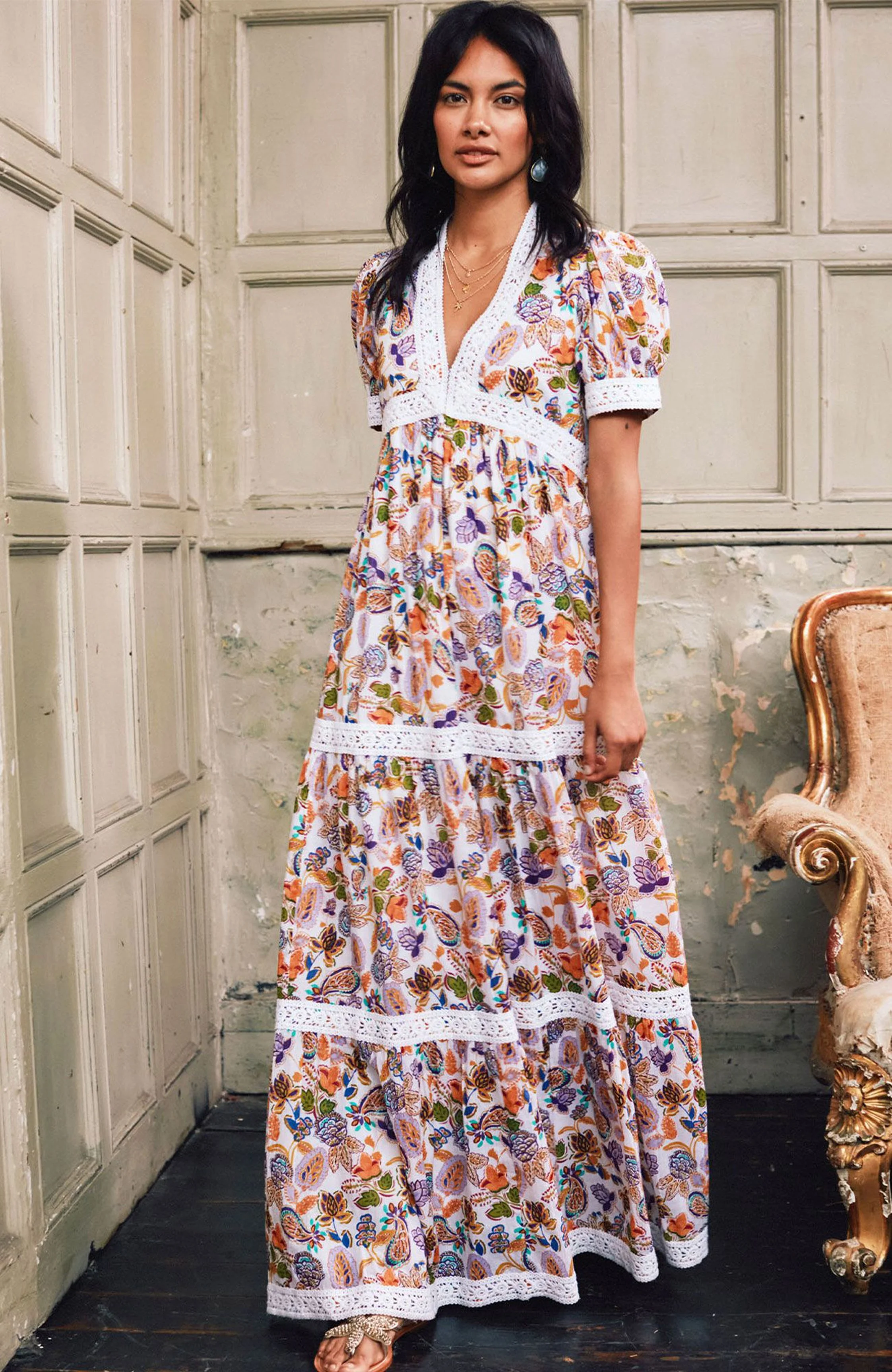 Aspiga Enny Dress in Paisley Floral Multi €230