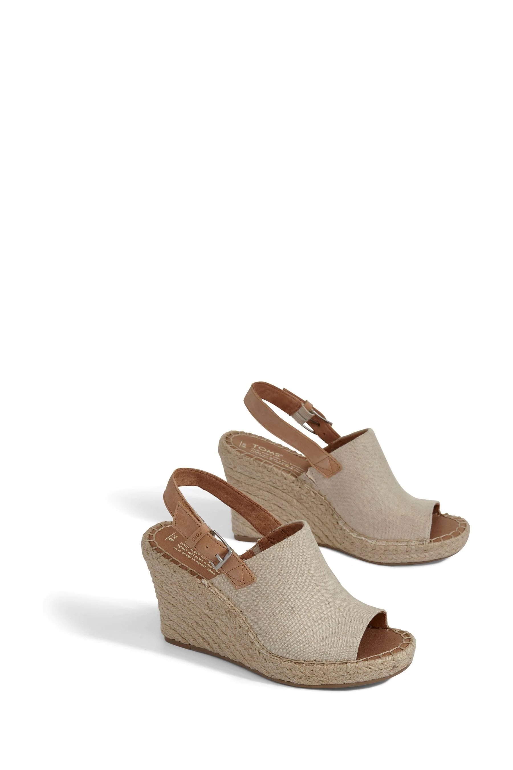 13.TOMS Natural Oxford Leather Monica Sandals €88,