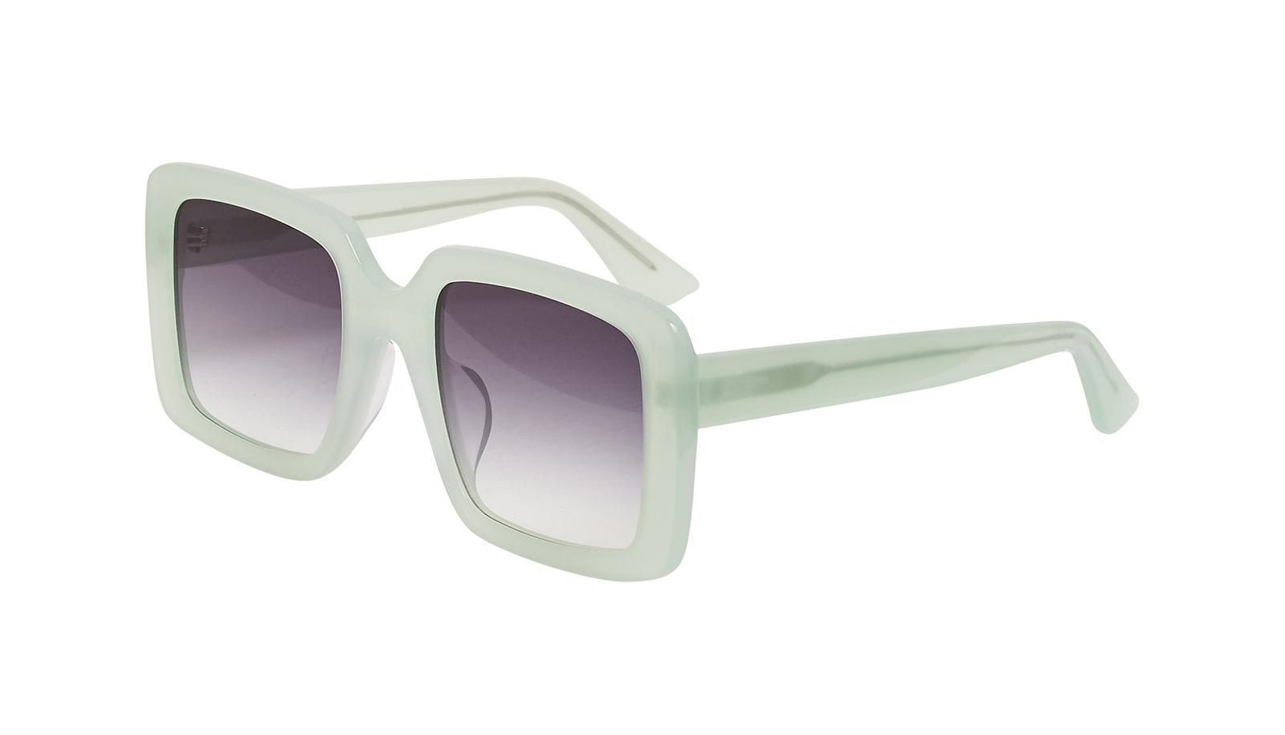 Oliver Bonas Glam Oversized Pastel Green Acetate Sunglasses €60, 