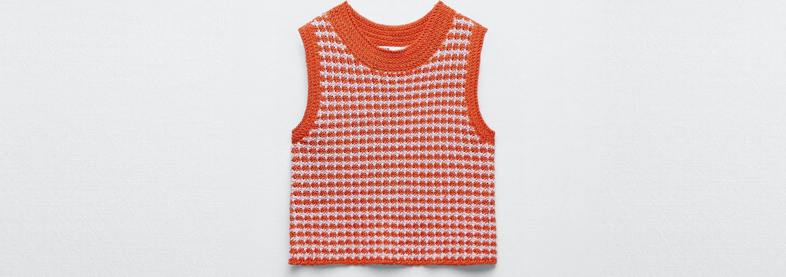10 Zara Check Crochet Top €25.99,