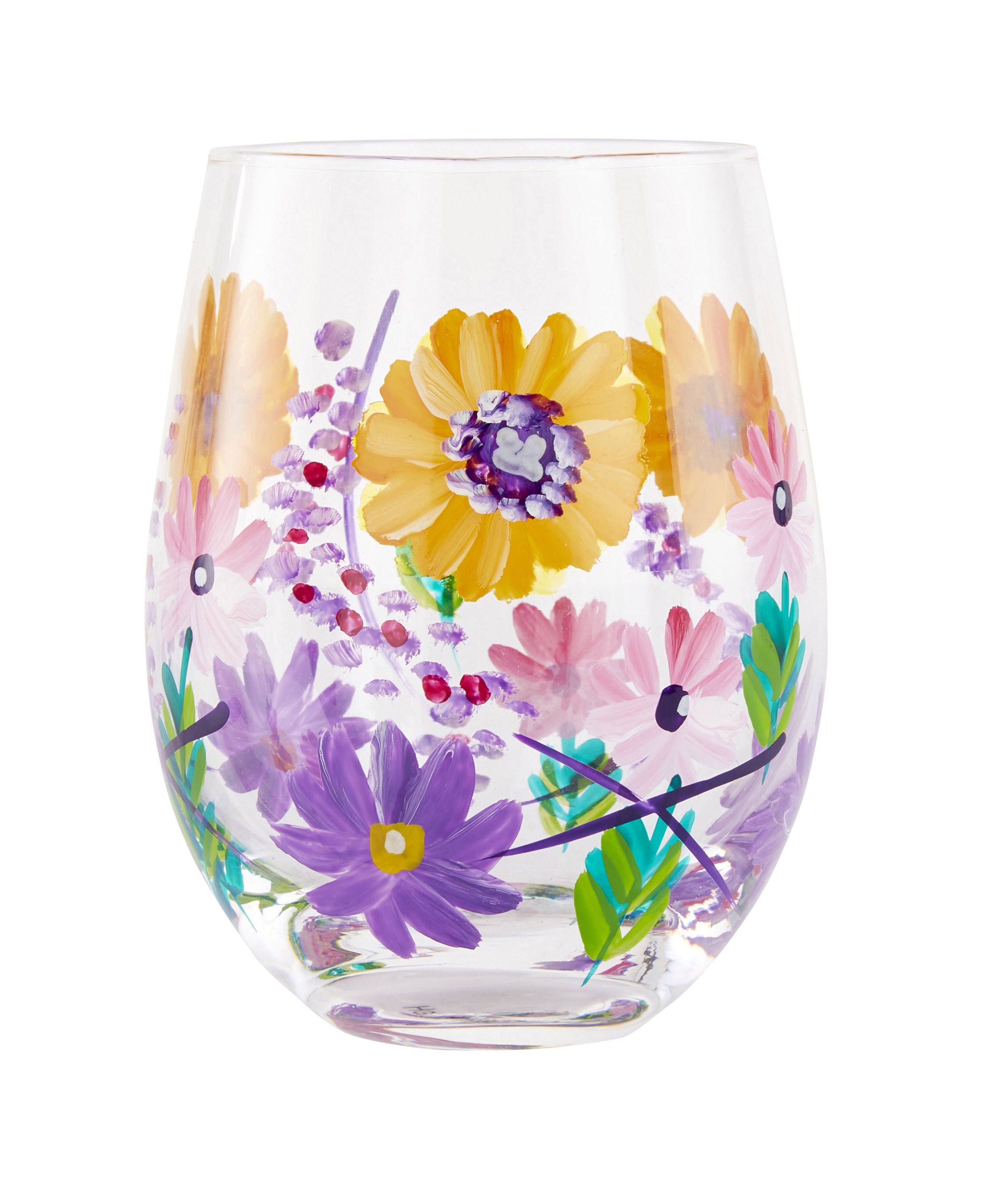 2. Fabulous Floral Hand Painted Tumbler €23.41, 