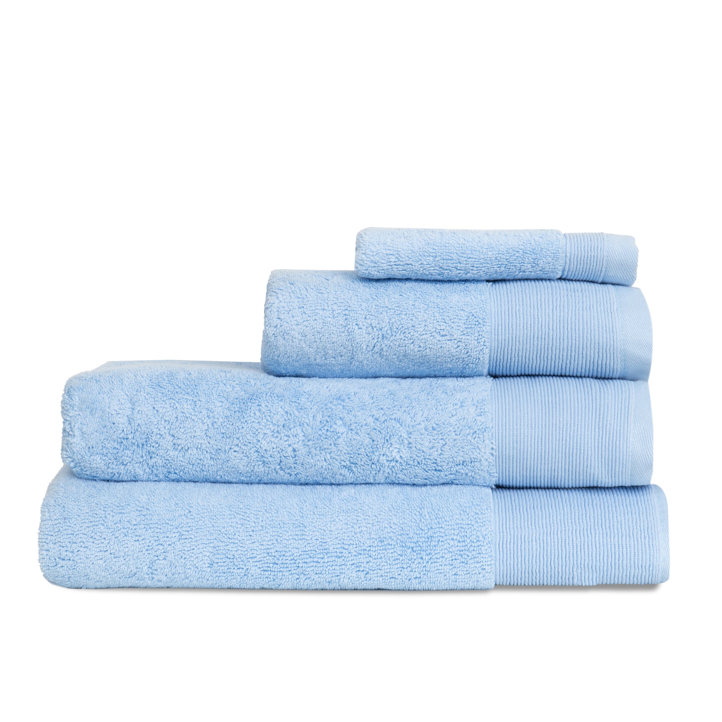 3.THE FINE COTTON COMPANY Blue Towel Set Organic Cotton from €4.69, 