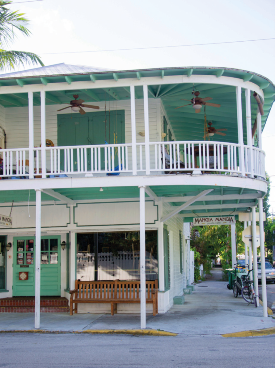 Key West colourful neighbourhood restaurant
