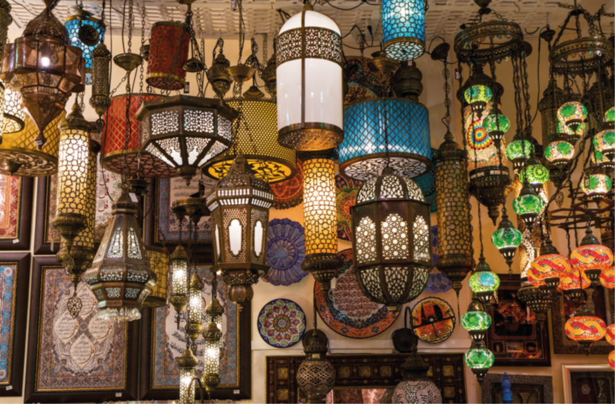 Arabic lamps,
