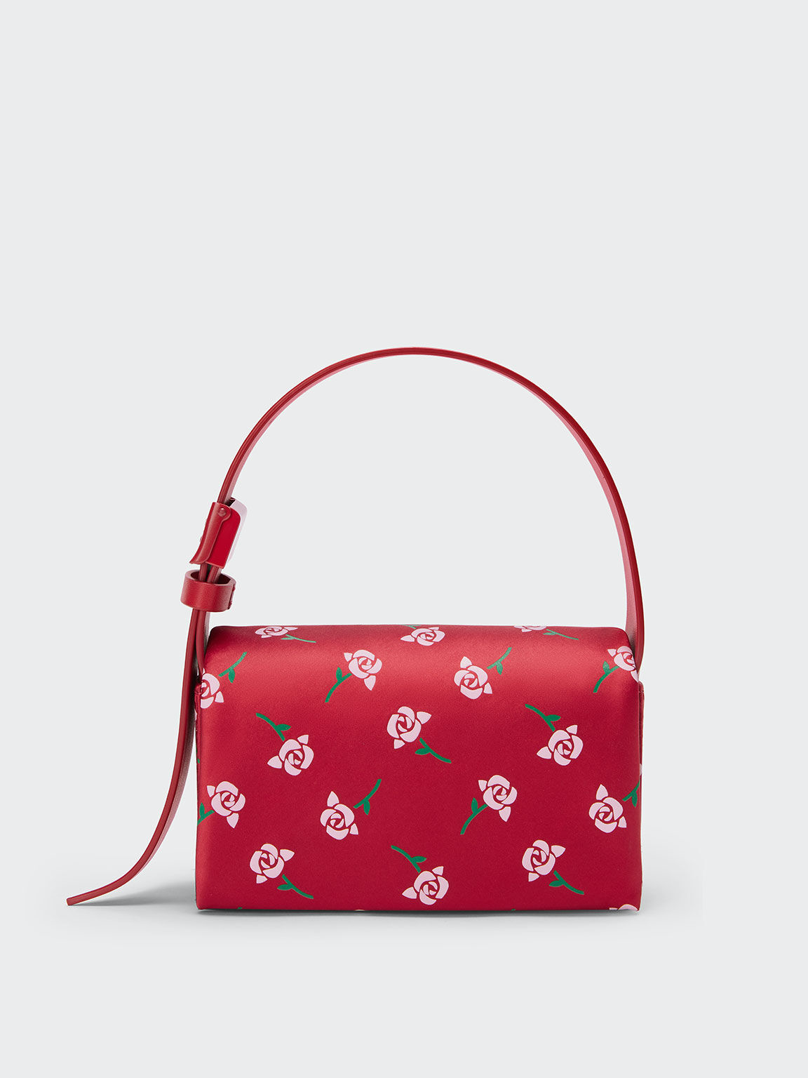 13.CHARLES &amp; KEITH Rose-Print Shoulder Bag, 