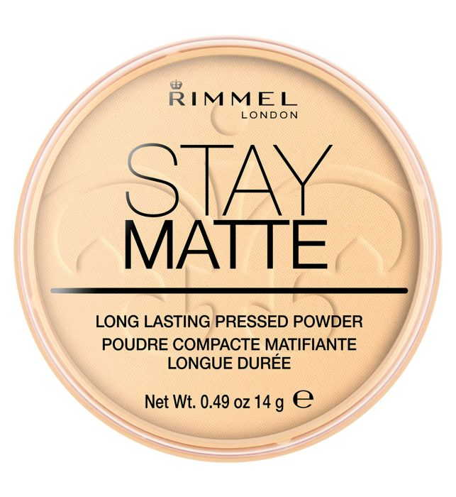 Rimmel’s Stay Matte Pressed Powder is cheap as chips at €5.45