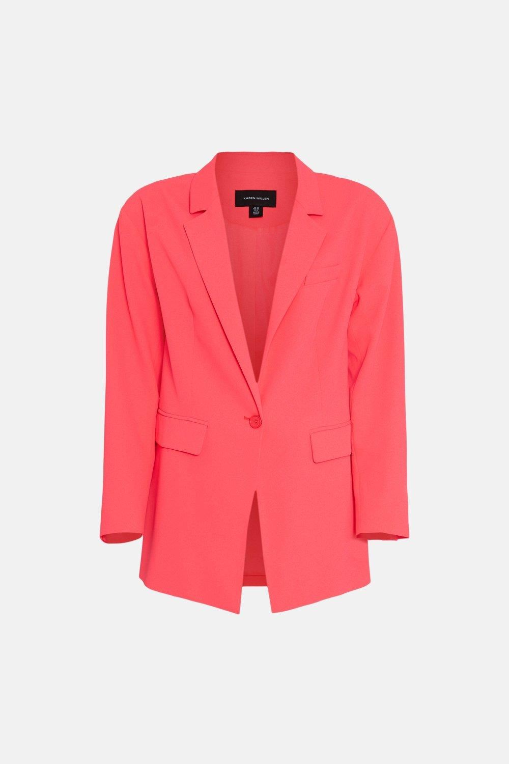 Karen Millen Soft Twill Oversized Tailored Blazer €209
