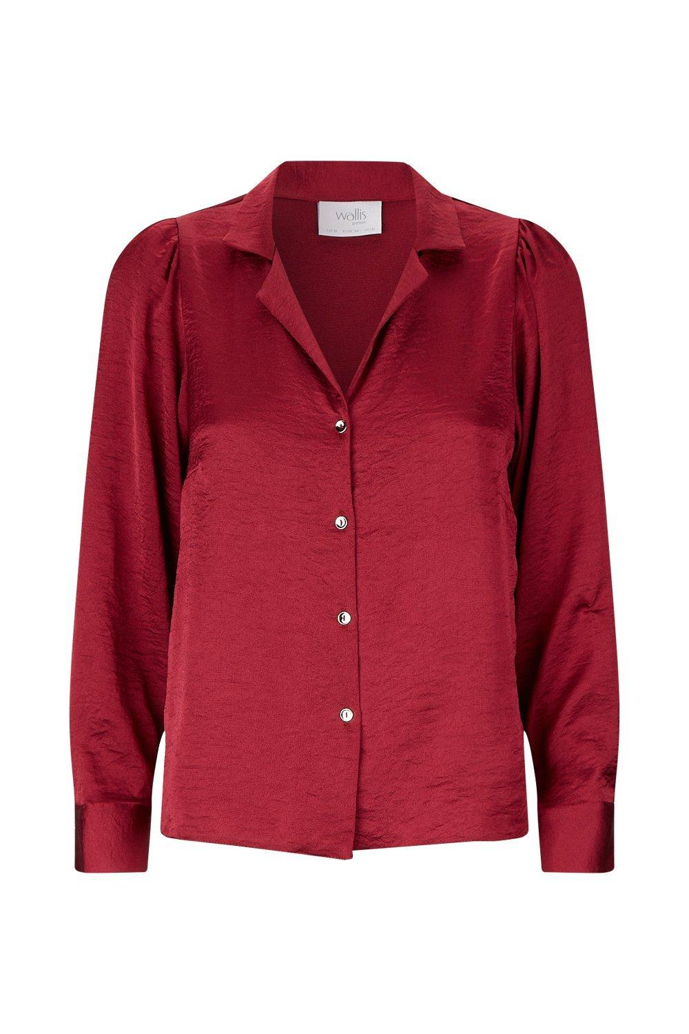 Wallis Berry Satin Shirt €18, visit wallisfashion.com