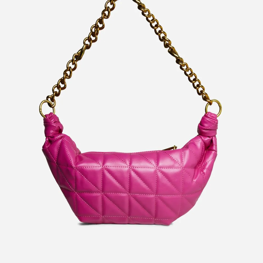 Ego Half Mood Shaped Shoulder Bag In Pink €12.99,