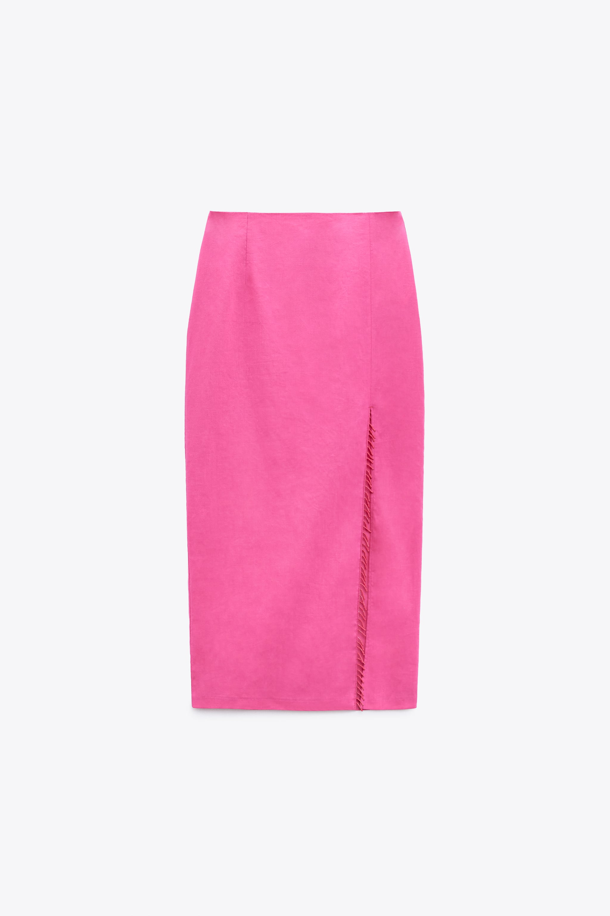 Zara Beaded Linen Blend Midi Skirt €39.95