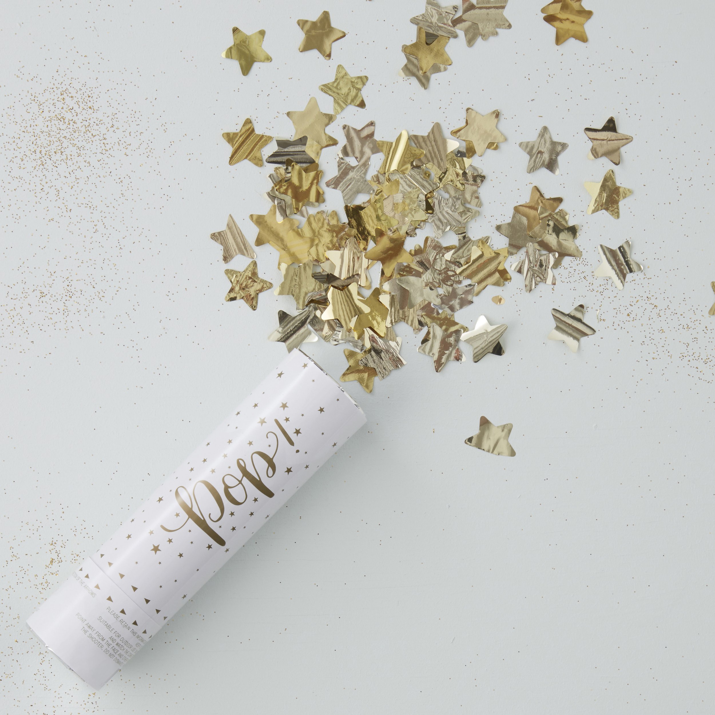 7.GINGER RAY Gold Compressed Air Star Confetti Cannon Shooter €2.47, 
