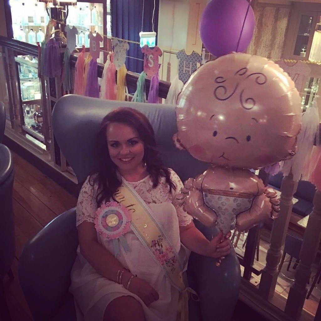 Erica O_Connor-Buckley at her baby shower.jpg