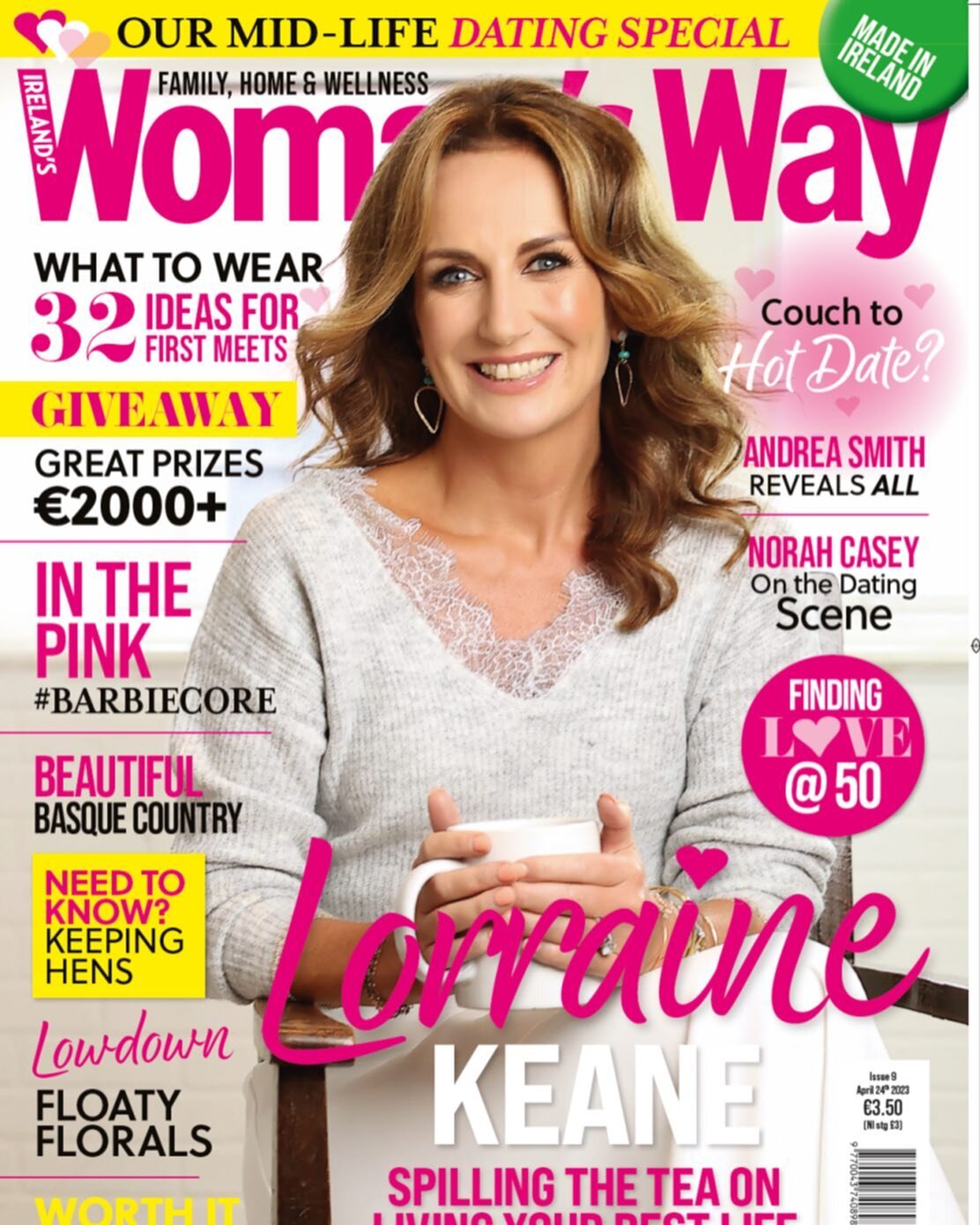 It&rsquo;s new issue day at Woman&rsquo;s Way and the lovely Lorraine Keane is on the cover.

It&rsquo;s our mid-life dating special and while we&rsquo;re firmly of the belief that many of us are very happy being single, we also know some of us are g