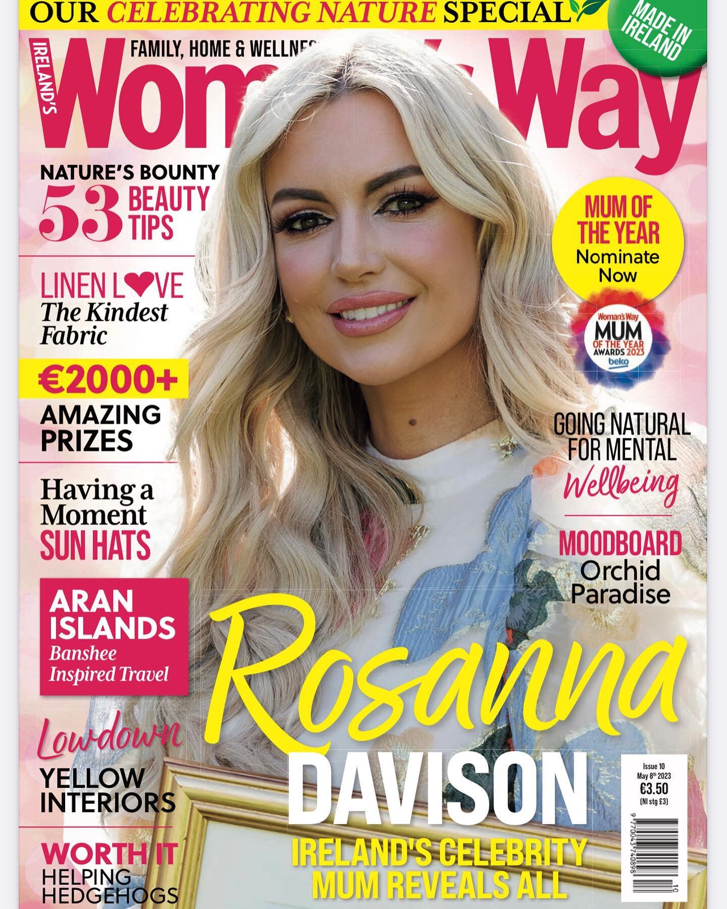 Woman&rsquo;s Way celebrity mum of the year @rosanna_davison is on the cover of the new issue and she chats about juggling three under four. And who better to help us kick off our Woman&rsquo;s Way @bekogb Mum of the Year Awards? 

This issue we&rsqu