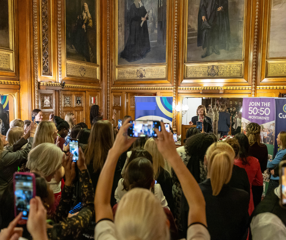 Cherie Blair CBE KC Becomes Patron of 50:50 Parliament