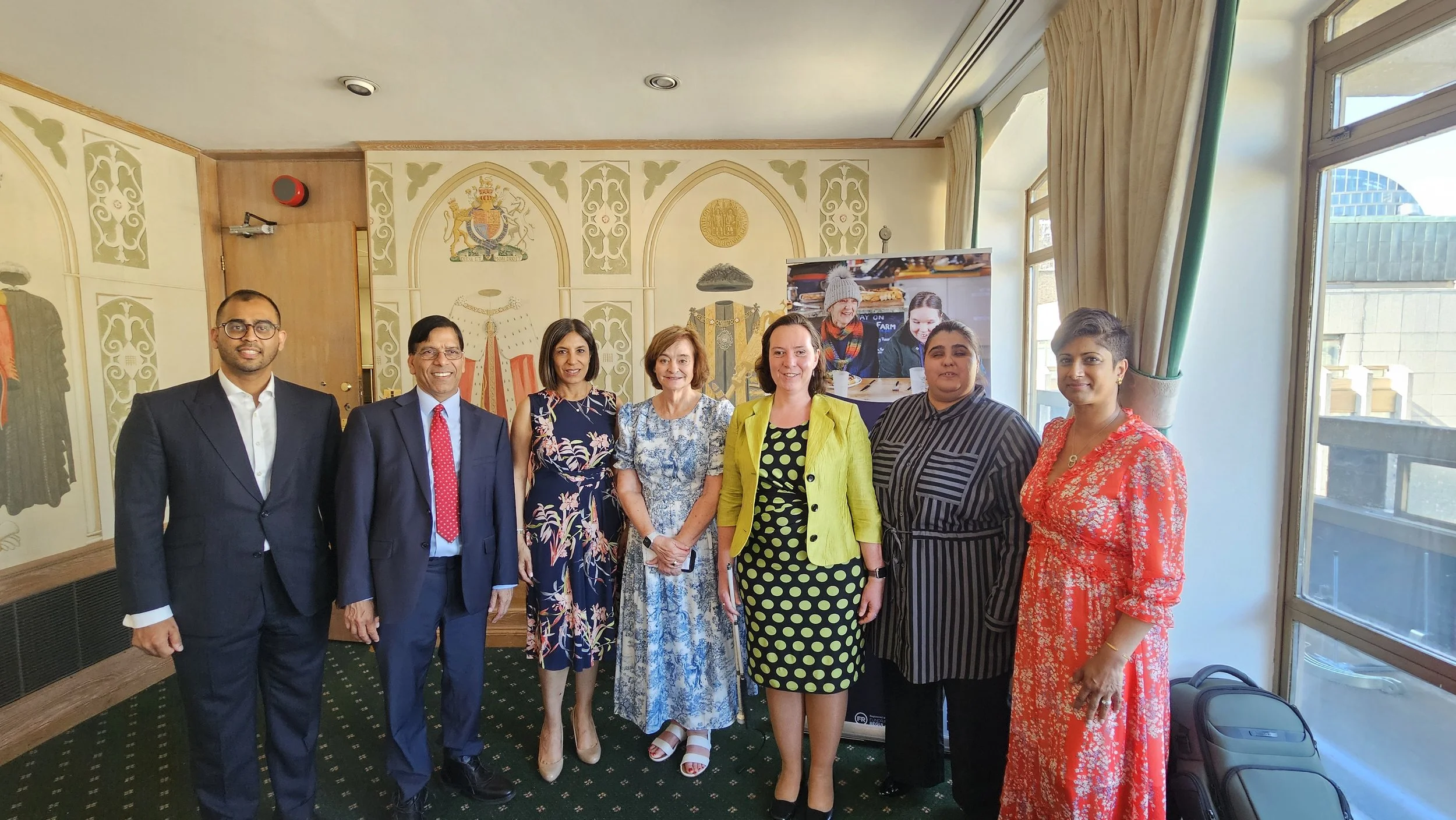 Tea, Conversation and a Cause: Cherie Blair Supports Fight for Sight