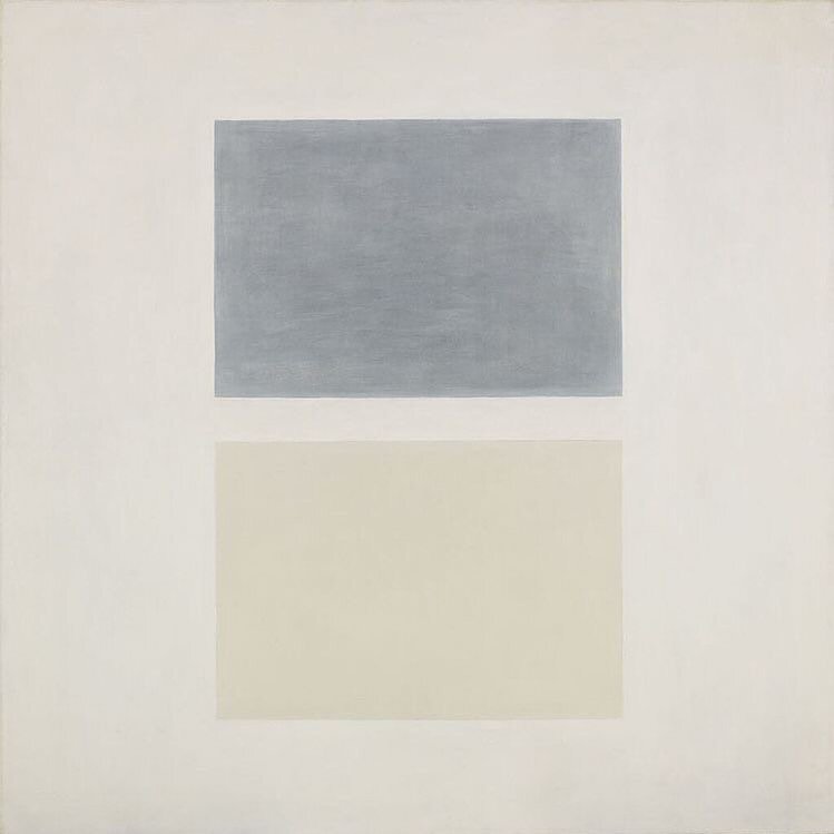 &lsquo;This Rain&rsquo; by Agnes Martin, 1958

#sildotence #silsmusings #colourinspiration #agnesmartin #minimalism #abstract