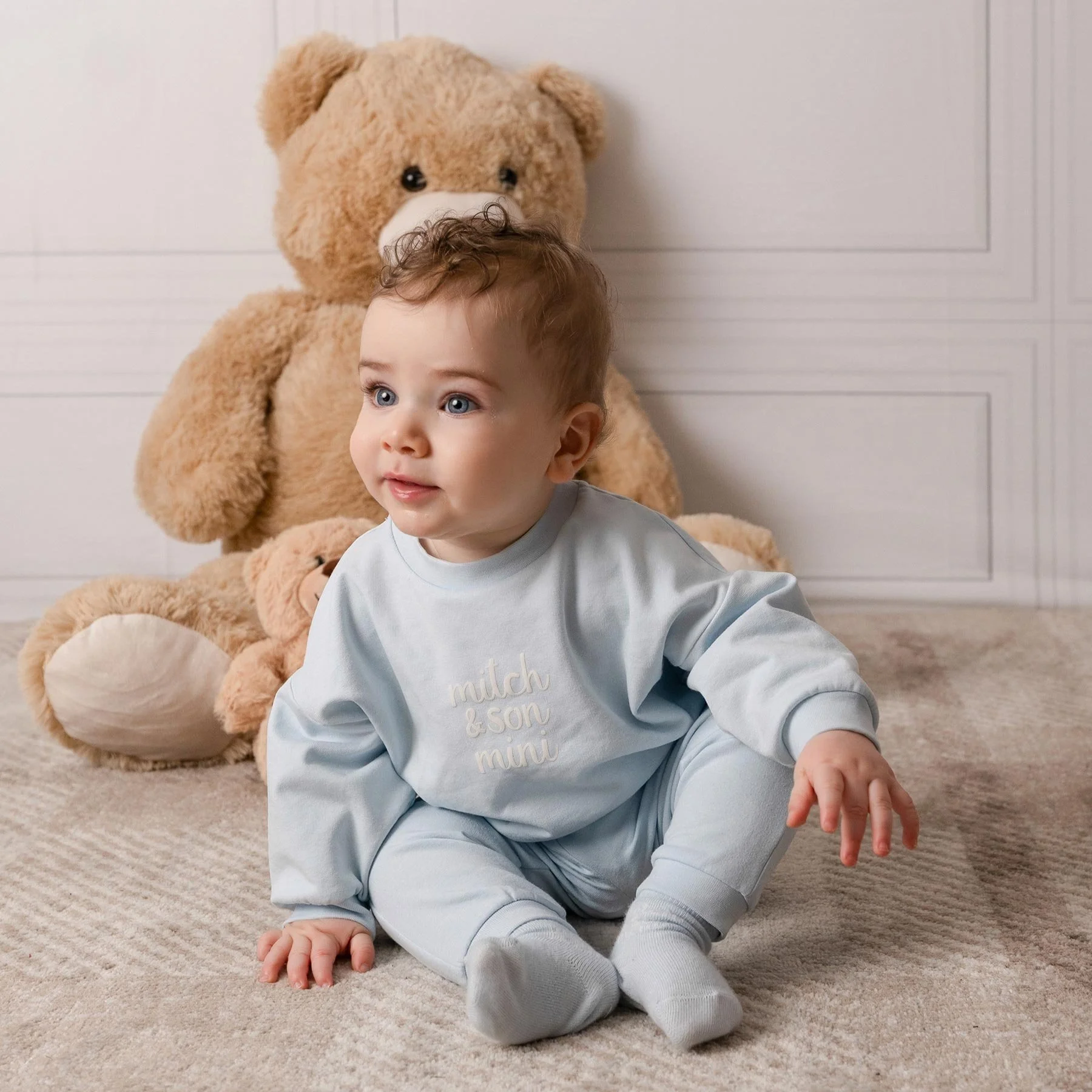 Mini Mitch & Son- Zander Stripe rib tracksuit