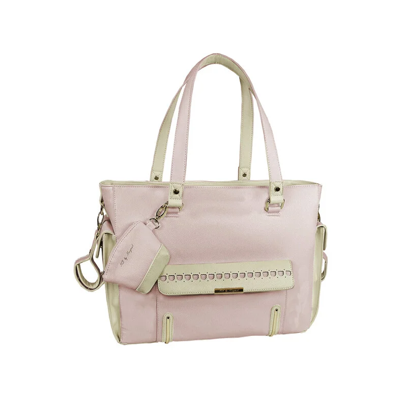 Mayoral- pink leather -pram hand bag- 19548