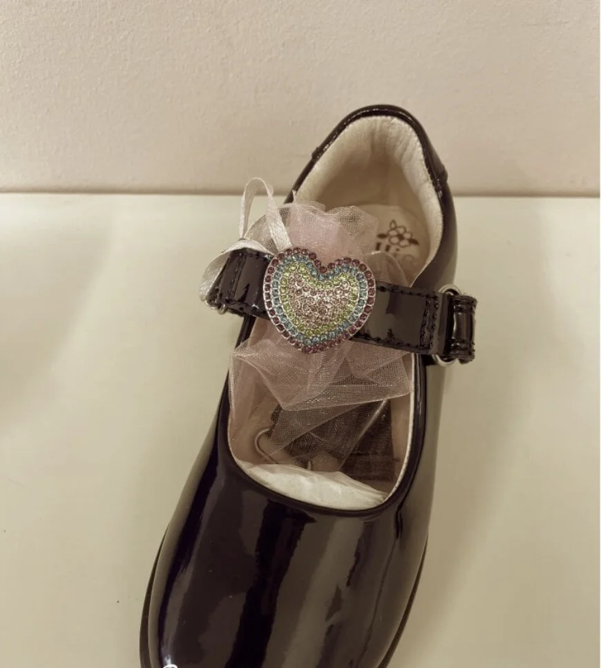 Lelli Kelly- Valentina Brown patent school shoe