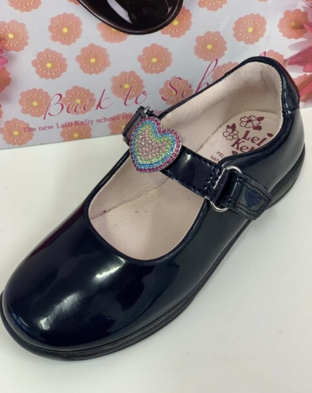 Lelli Kelly- Navy Valentina F fit shoe