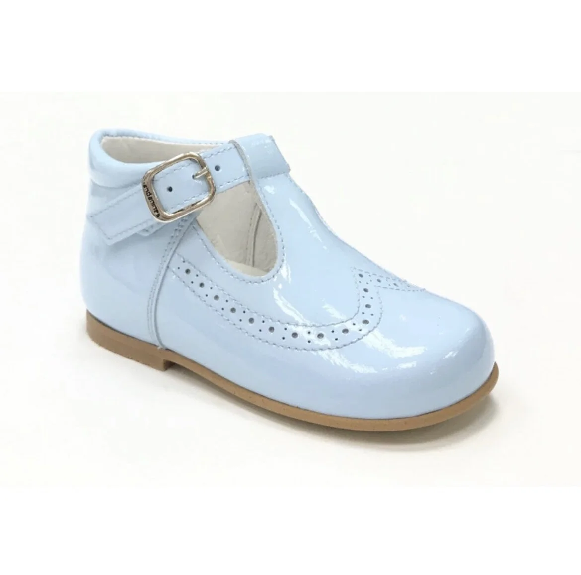 ANDANINES -Celeste Patent T-Bar Shoes A71134 — Little Treasures - Main Image