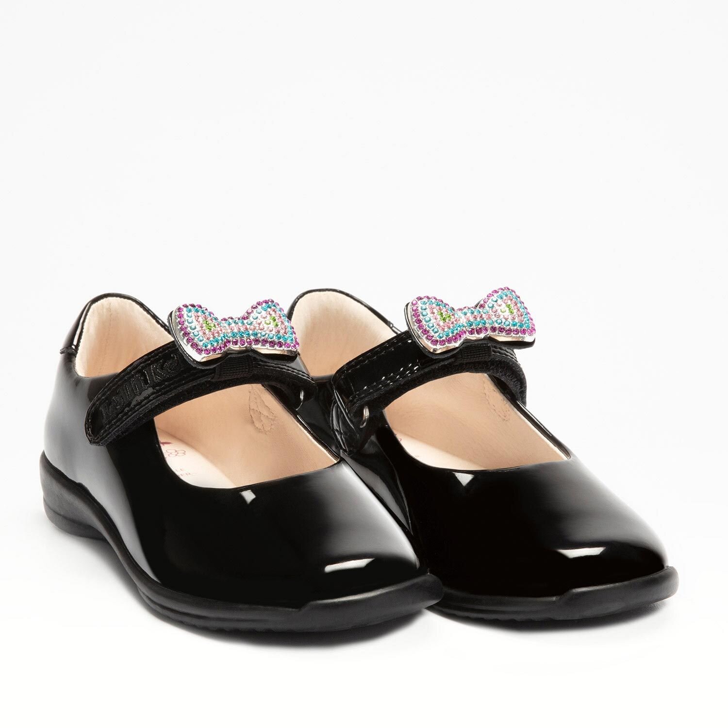 Lelli Kelly- F fit Erin Black patent Shoe