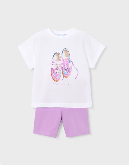 Mayoral- T-shirt with cycling leggings