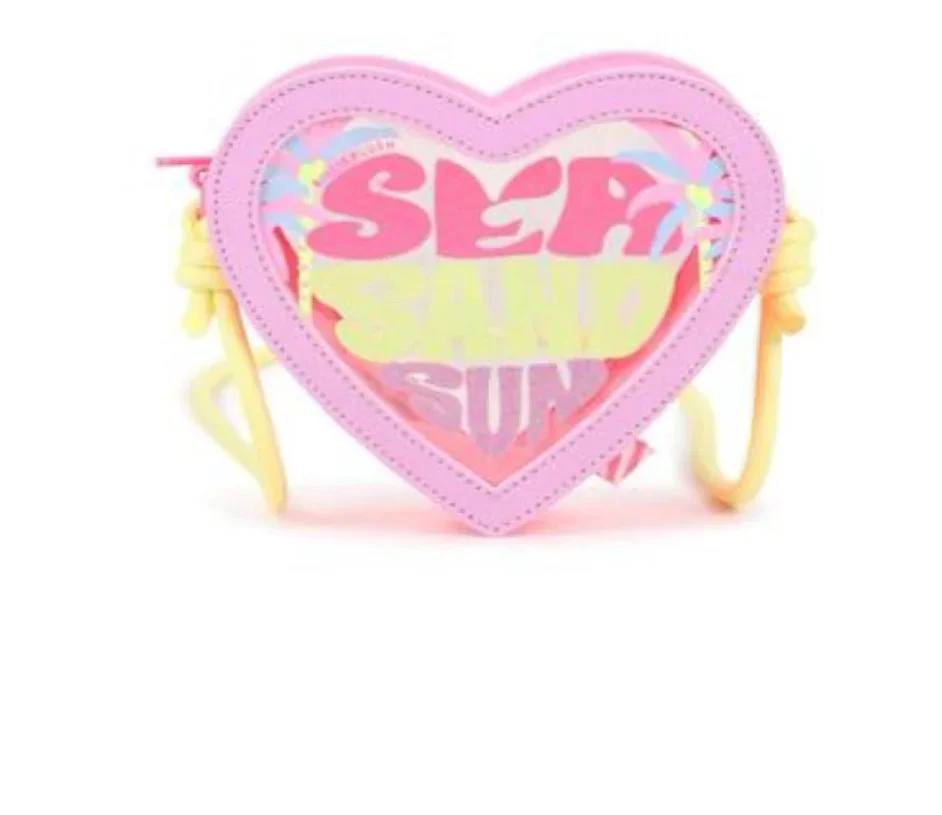 Billie Blush- sea sand heart bag
