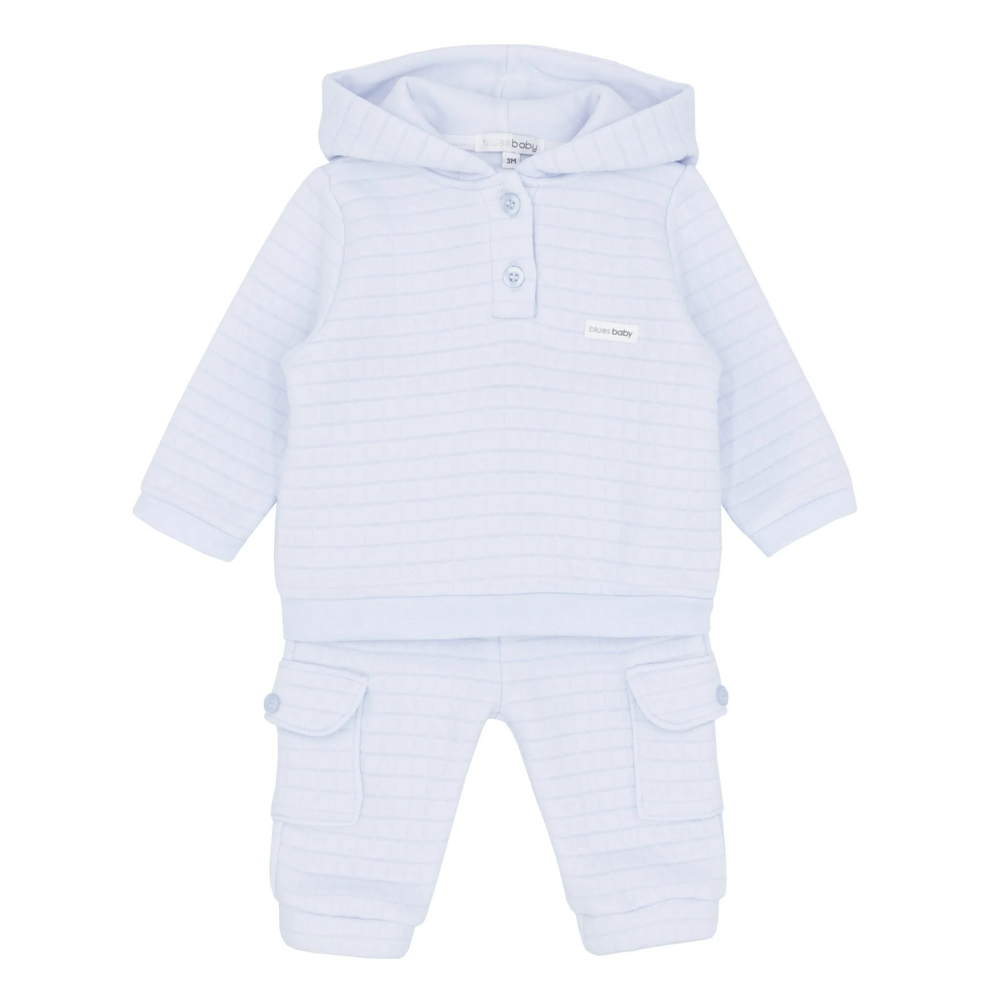 Blues baby- Blue hooded jogging set