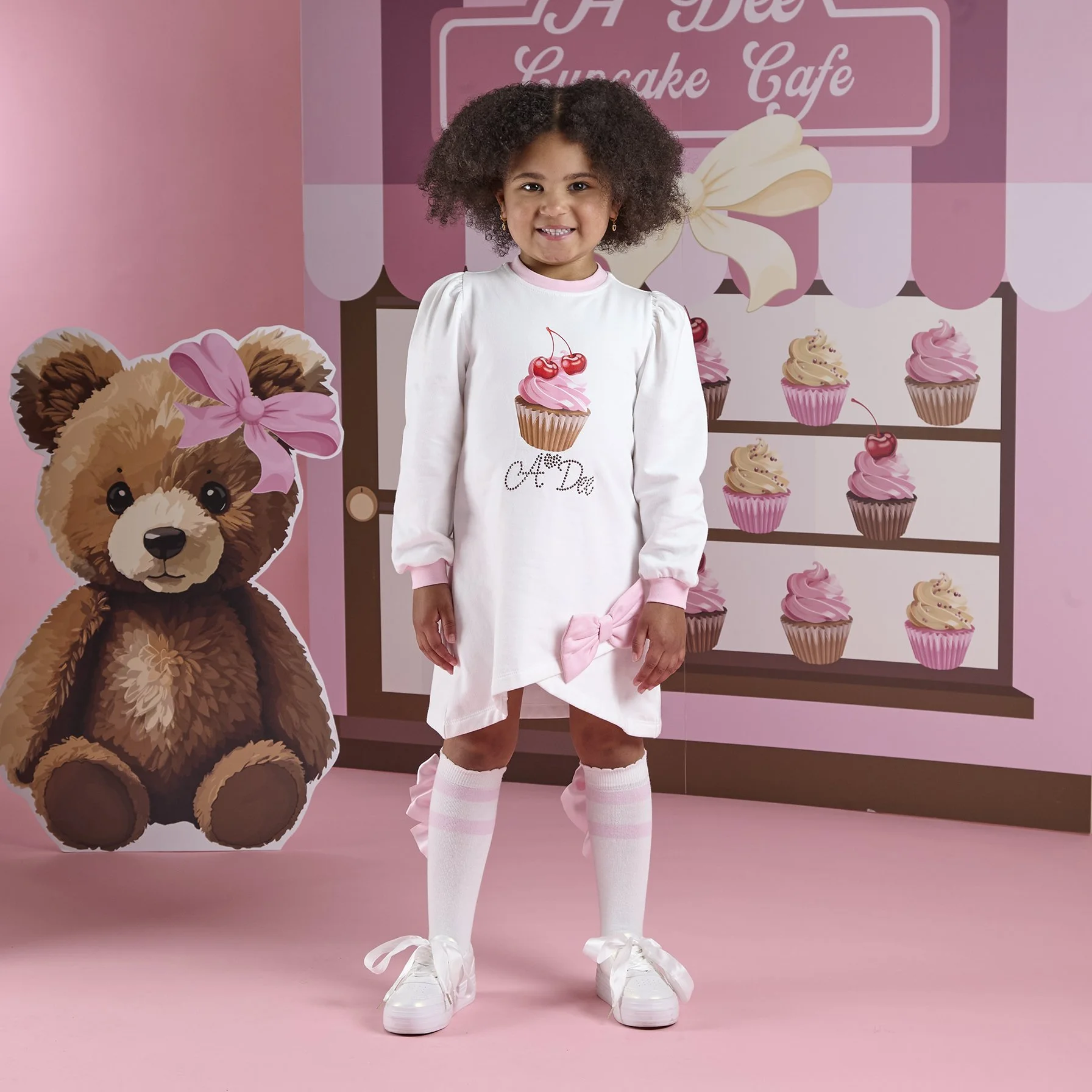 Adee- Mitchelle sweat dress with bow