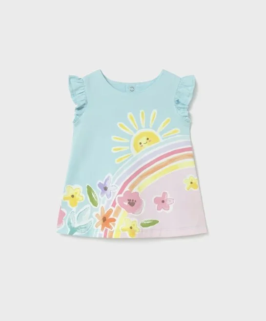 Mayoral- Printed dress