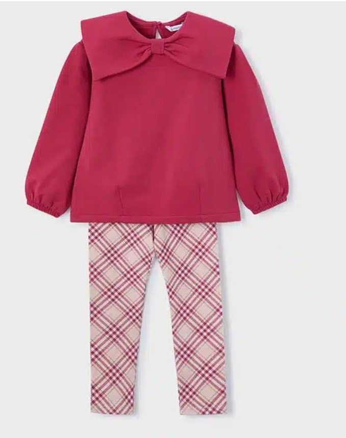 Mayoral-Dressy sweatshirt & Legging set
