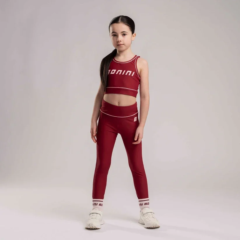 Bonni- 3 Piece revive zipper and crop top with leggings set