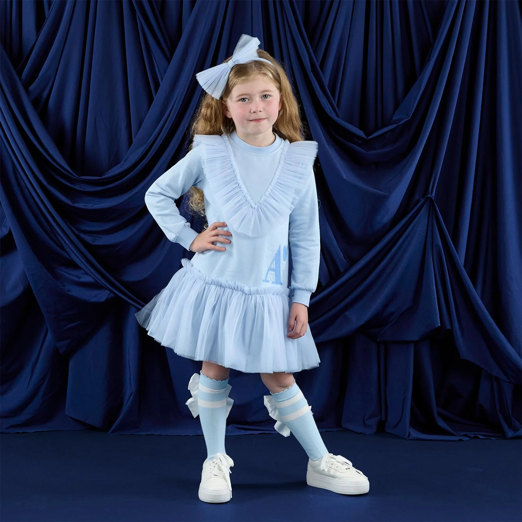 Adee- Lacey sweat tulle dress