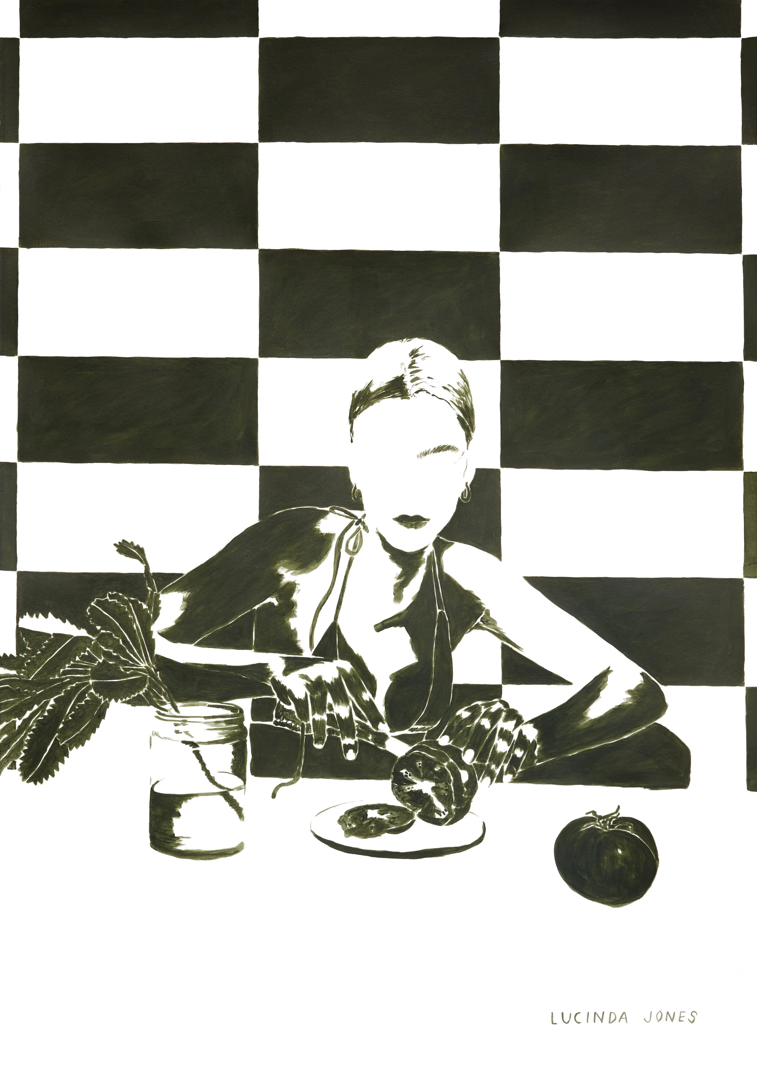 'Tomato Salad' Print — lucinda jones