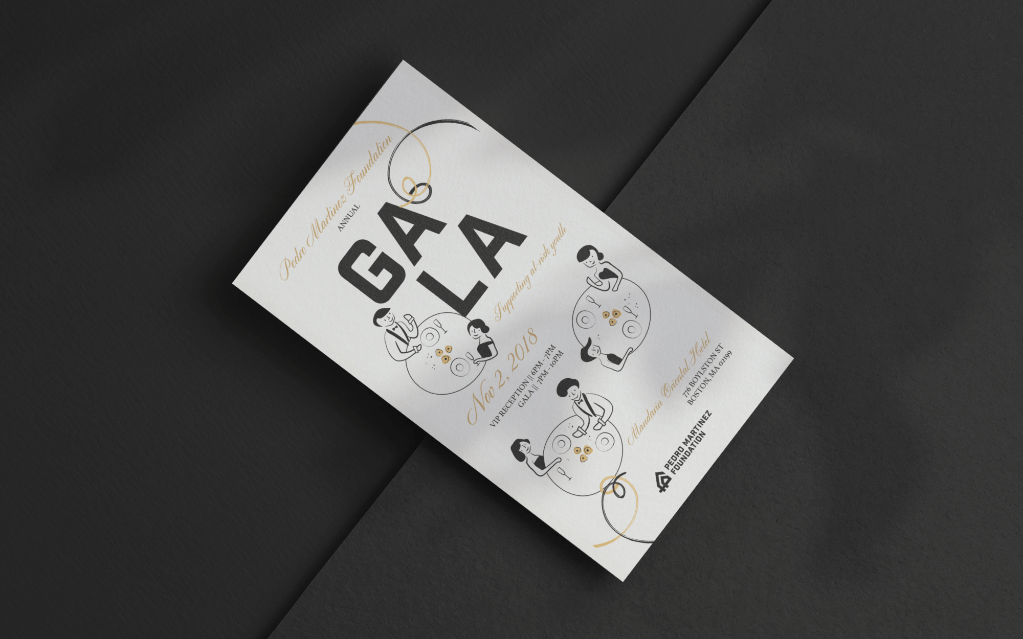  KZR HOUSE/PEDRO MARTINEZ  PRINT DESIGN  Print design for the Annual Pedro Martínez Gala in collaboration with KZR House design. 