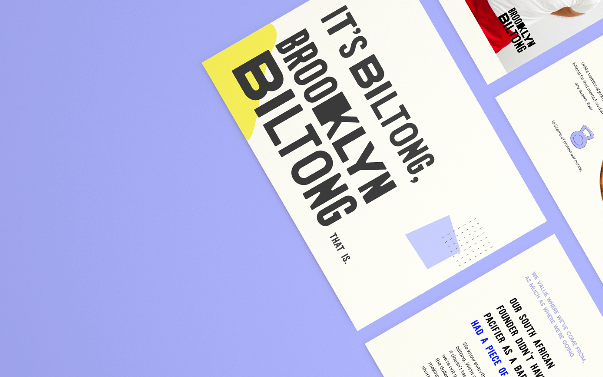  BROOKLYN BILTONG  BRAND EXPANSION + MARKETING DESIGN + ILLUSTRATION + SOCIAL MEDIA 