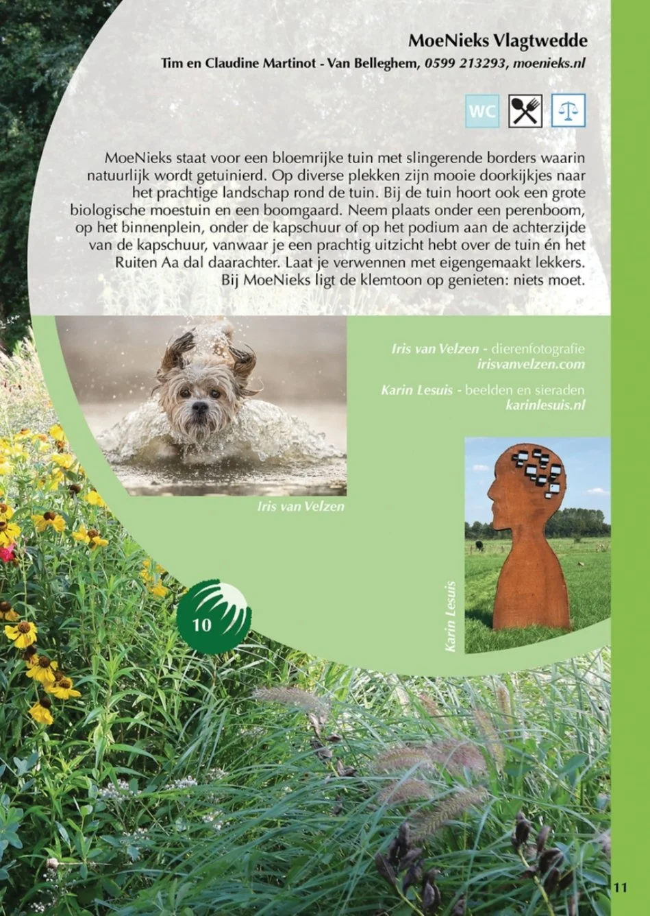 Westerwolde Rijgt 2023 - 10 daags tuin en kunstevenement  -kunst bij MoeNieks, Vlagtwedde