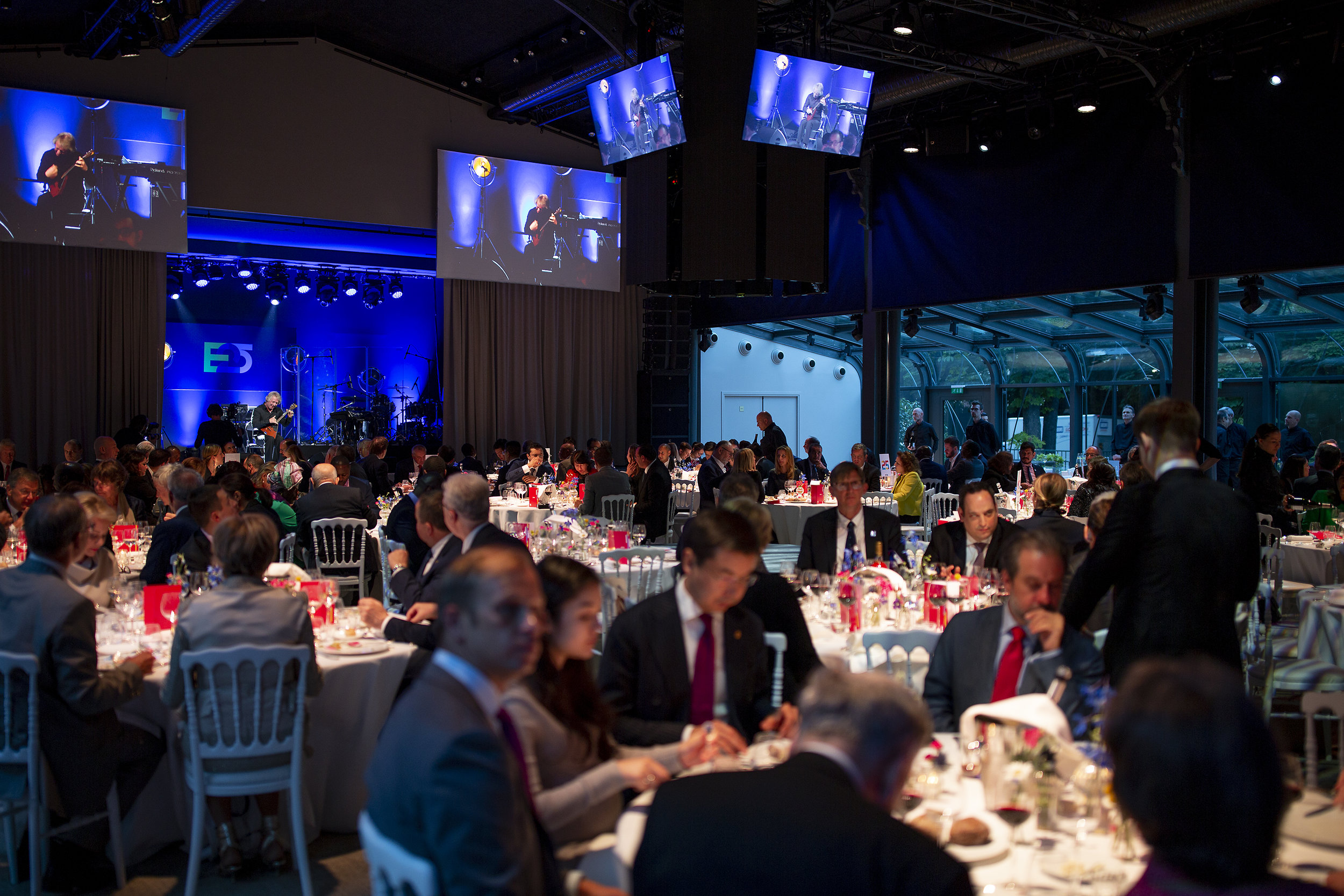 From initial conceptulaisation through to production, Eventica was responsible for all aspects of the event: from design and decor solutions to security and theatrical performances on the night. The dinner was held in the heart of Paris – in the Pavillon Gabriel on the Champs Elysees. Read more