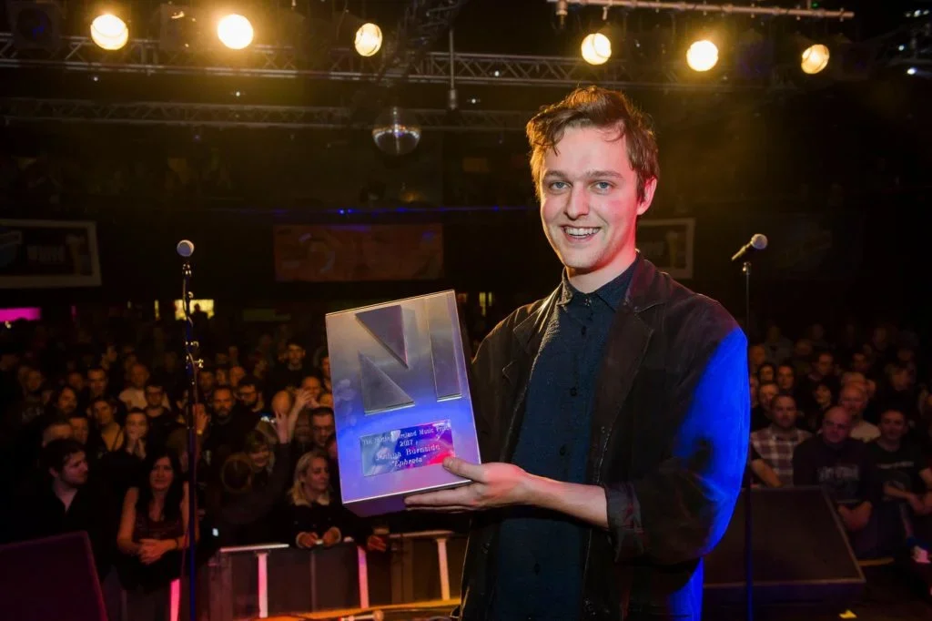 Joshua Burnside at the NI Music Prize, 2017