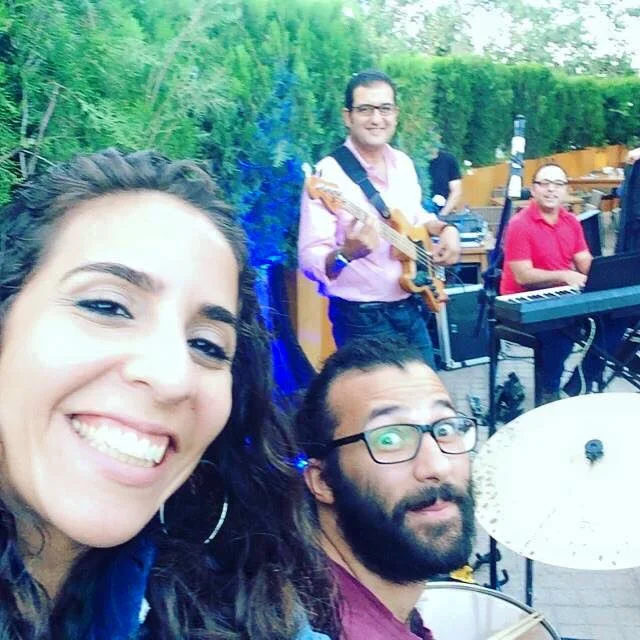 Noha Fekry in Amman, Jordan, with Rami Attalla, Ihab Badr